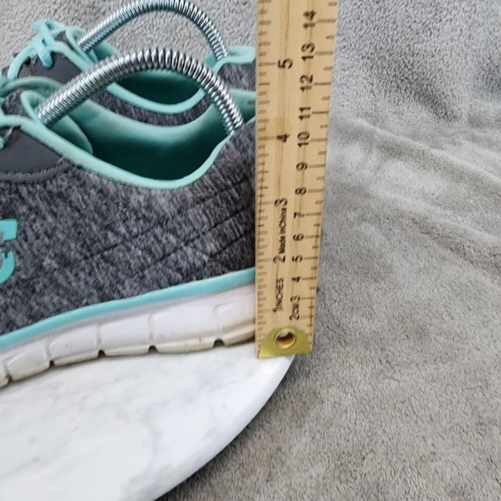 Skechers Shoes Womens Size 8.5 S Sport Gray Lace Up Sneakers *Read*